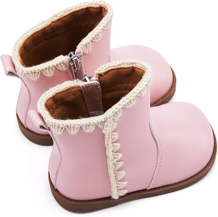 BMCiTYBM Baby Boys Girls Boots Infant Shoes First Walking Booties for All Seasons for 6 9 12 15 18 24 Months
