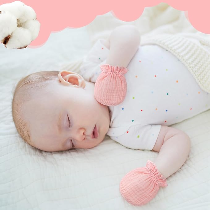 Baby Mittens Newborn No Scratch 0-6 Months - Image 4