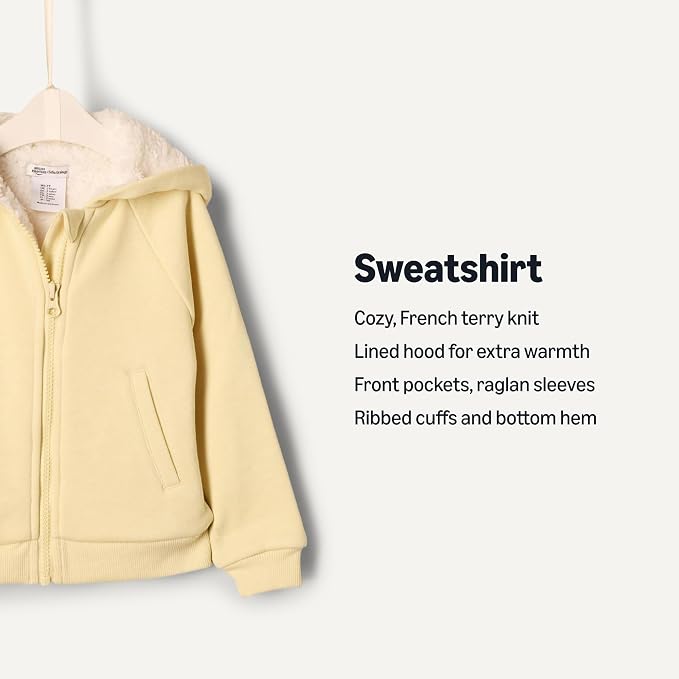 Amazon Essentials x Sofia Grainge Unisex Toddlers and Babies' Zip Hoodie - Image 3