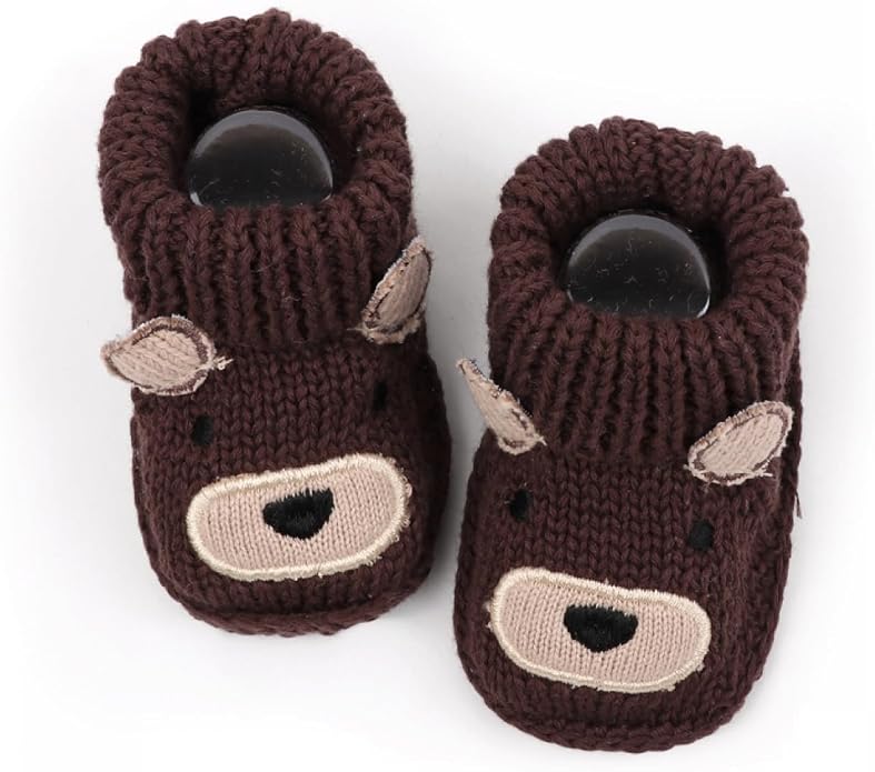 Infant Baby Boys Girls Knitted Booties Soft Cute First Walking Socks Shoes | by WaiHeikki