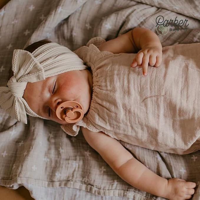 Parker Baby Co. Soft Muslin Baby Swaddle Blankets, 3 Pack - Image 7
