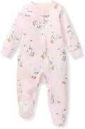 Burt's Bees Baby Girls' Organic Cotton, Sleep and Play Footed Pajamas | Easy by BurtsBeesBaby