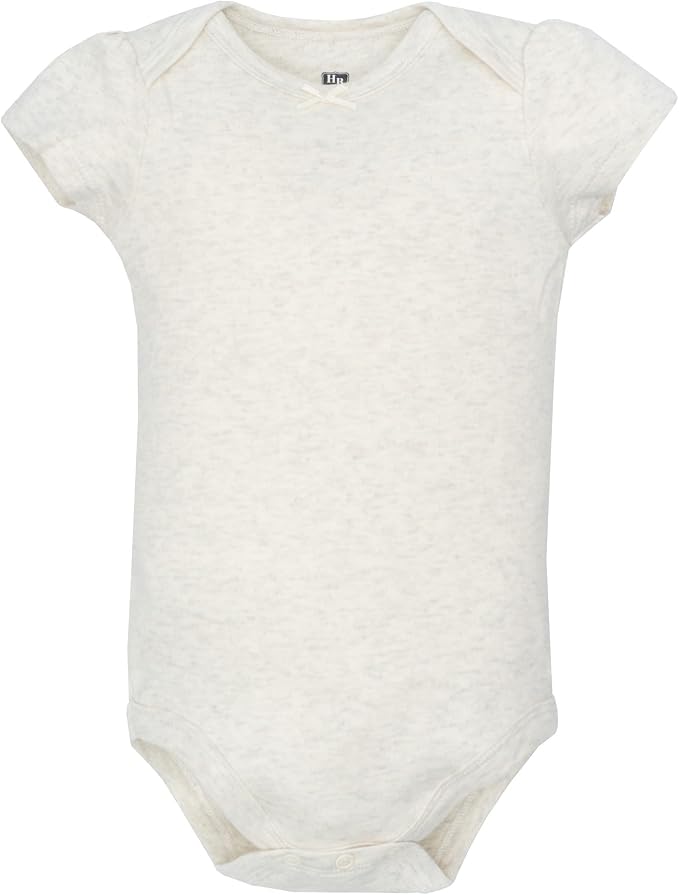 Hudson Baby Infant Girls Cotton Bodysuits 5-Pack - Image 5