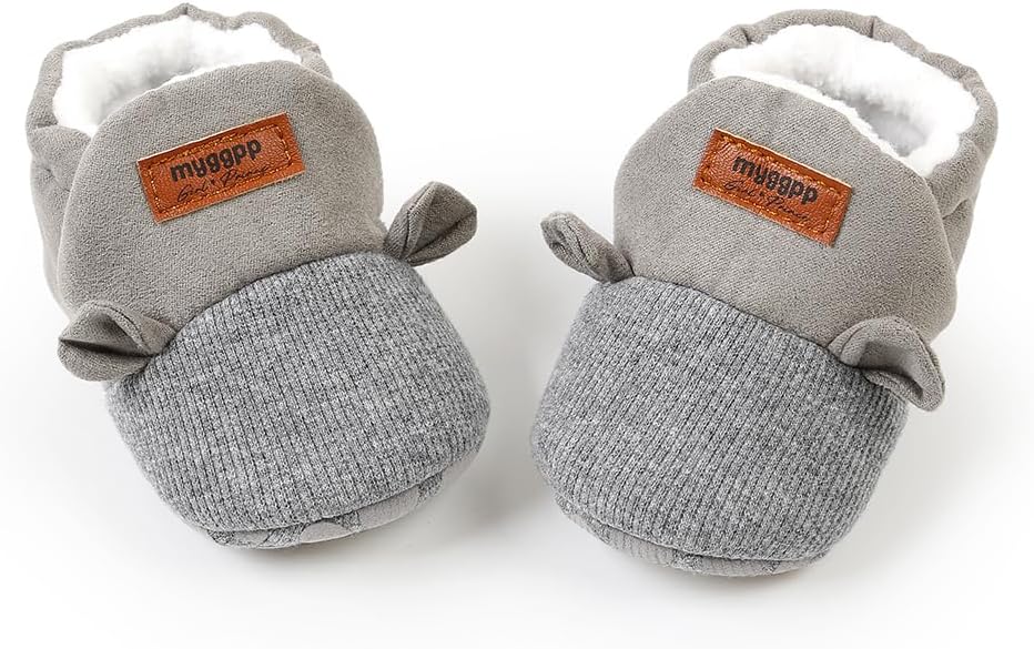 Baby Booties Cozy Fleece Slippers Soft Baby Shoes - Image 7