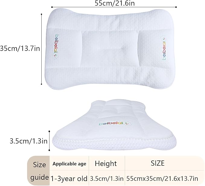 Kids Pillow, Kids Pillows for Sleeping, Baby Pillow, Toddler Pillows, Baby Pillows for Sleeping for Newborn, Toddler Pillow 1-3 Year Old, Machine Wash,Toddler Pillow 3 Year Old