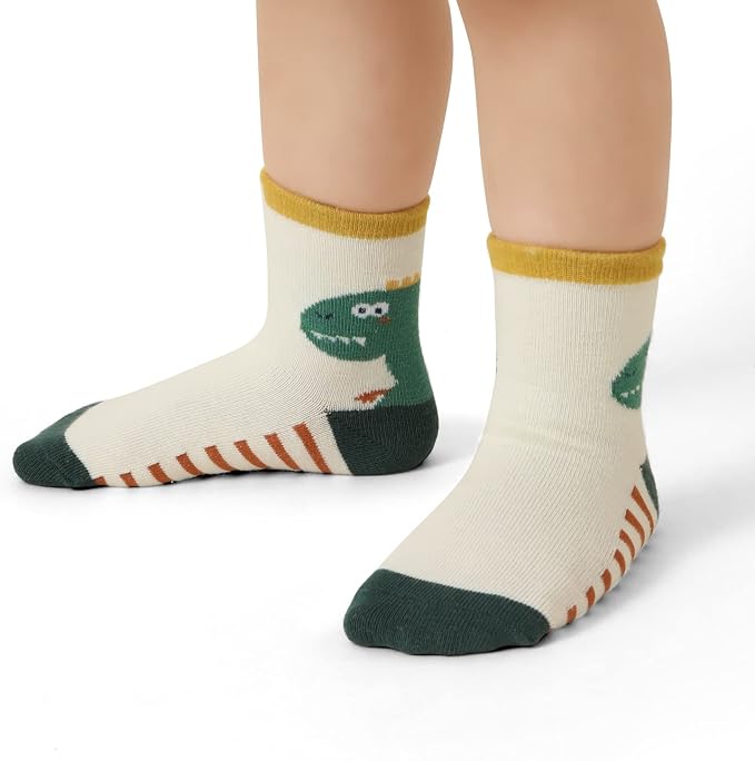 Tphon Non Slip Kids Toddler Socks - Image 6