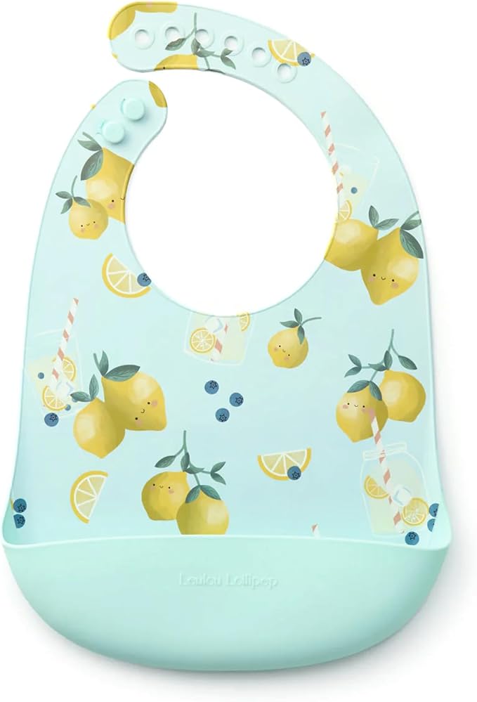 Loulou Lollipop Soft, Waterproof Silicone Feeding Bib by LoulouLollipop