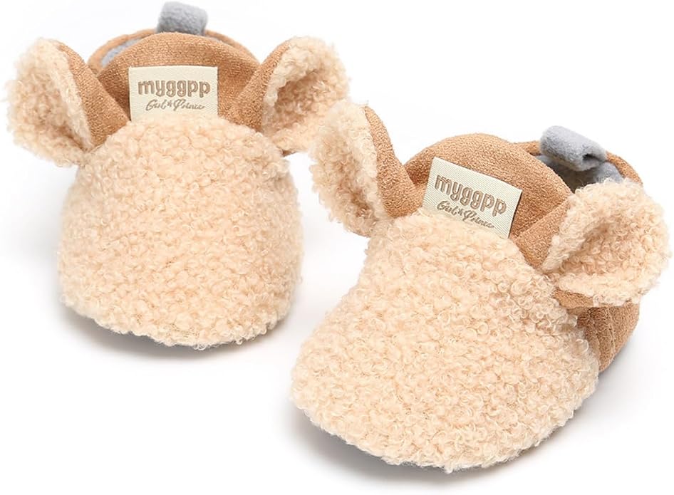 Baby Boys Girls Cotton Booties Non Skid Soft Sock Boots Infant Slippers Newborn - Image 4