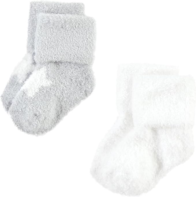 Hudson Baby Baby 8-pack Cotton Rich Newborn and Terry Socks - Image 3