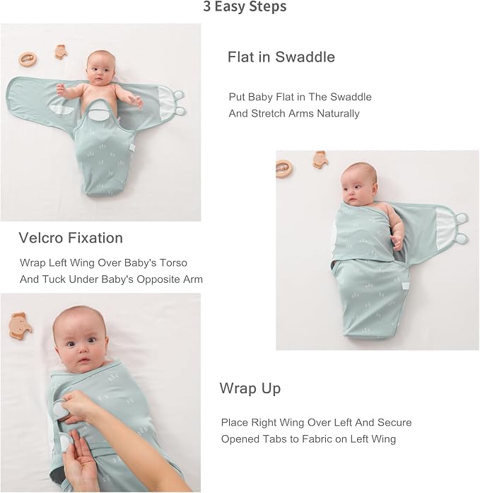 insular Baby Swaddle Wrap, Swaddle Blanket - Image 4