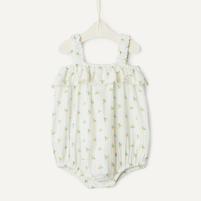 Amazon Essentials x Sofia Grainge Baby Girls' Cotton Gauze Sleeveless Romper - Image 5