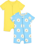 Jimonda Baby Rompers Cotton Boys Girls Short Sleeve Sleepers Pajamas Pjs | Two by JimondaBaby