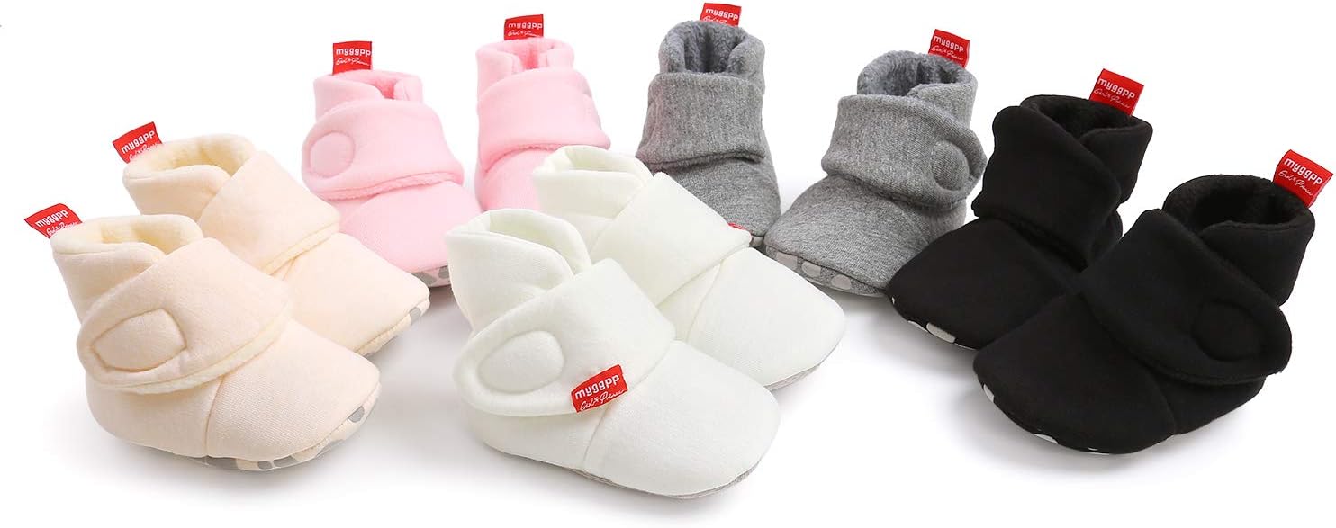 Ohwawadi Infant Baby Slippers Girls Boys Booties Warm Baby Socks Shoes Newborn - Image 8