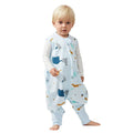 Duomiaomiao 0.5 TOG Toddler Sleep Sack 36-48 Months 100% Cotton Lightweight Baby Sleep Sack with Feet, Breathable Comfy Toddler Wearable Blanket
