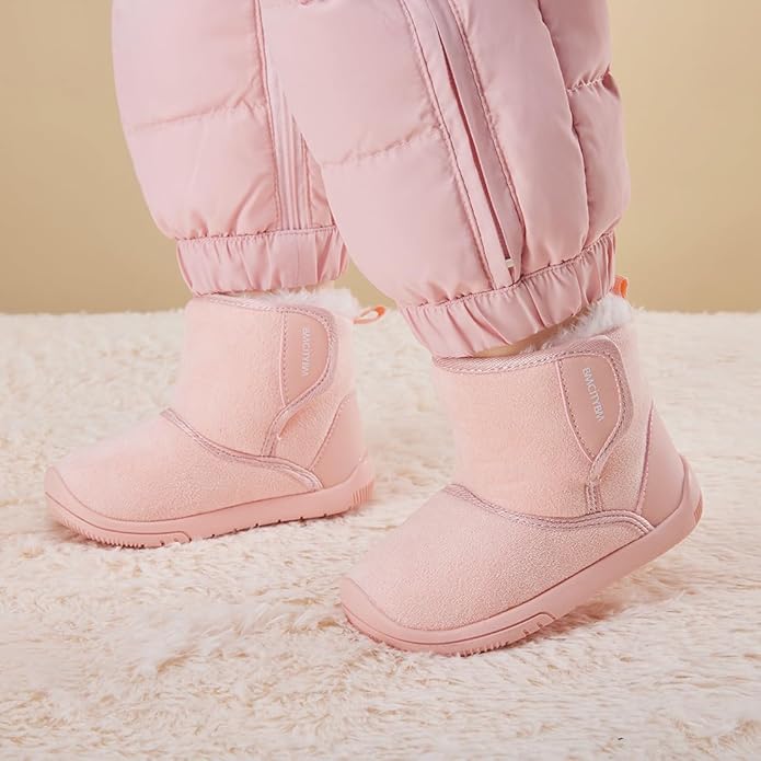 BMCiTYBM Girls Boys Snow Boots Warm Winter Fur Lined Baby Shoes (Infant/Toddler/Little Kid)