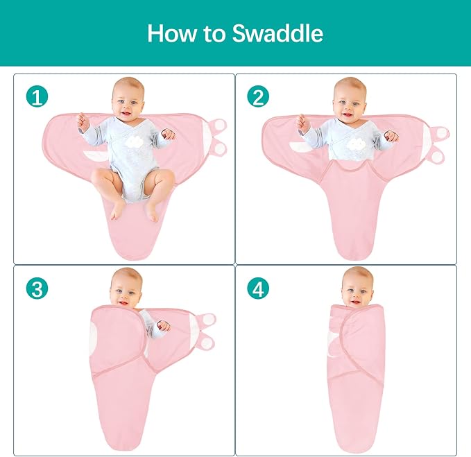 Biloban Baby Swaddles 0-3 Months - Image 6