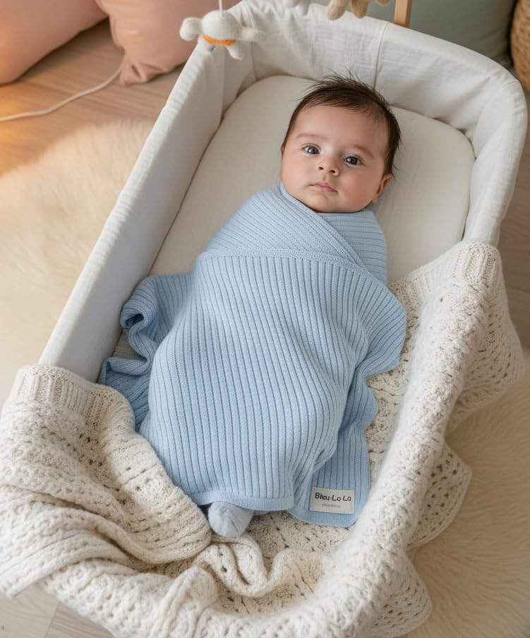 100% Organic Cotton Baby Blanket - Image 2