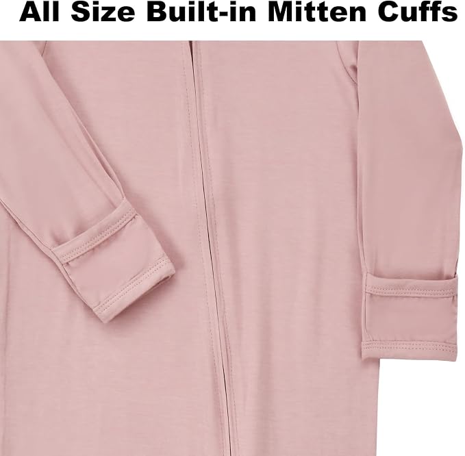 Aablexema Unisex Rayon of Bamboo Baby Footless Pajamas Romper - Image 7
