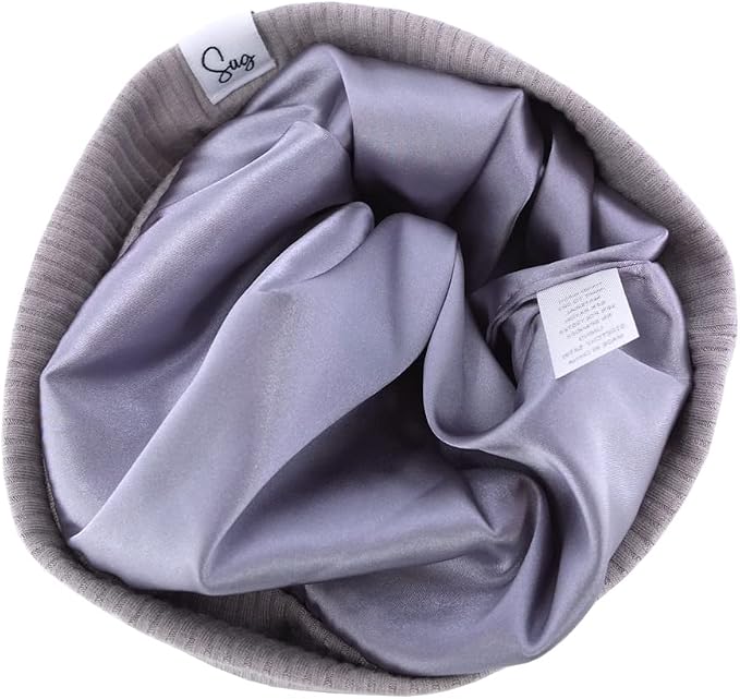 Jersey Beanie Hat for Newborn Baby Boys Girls Silky Satin Lined Hats Bonnet - Image 3