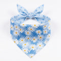 Spring Dog Bandana, Summer Dog Bandanas Boy Girl, Daisy Dog Scarf by YummipawsPetBandana