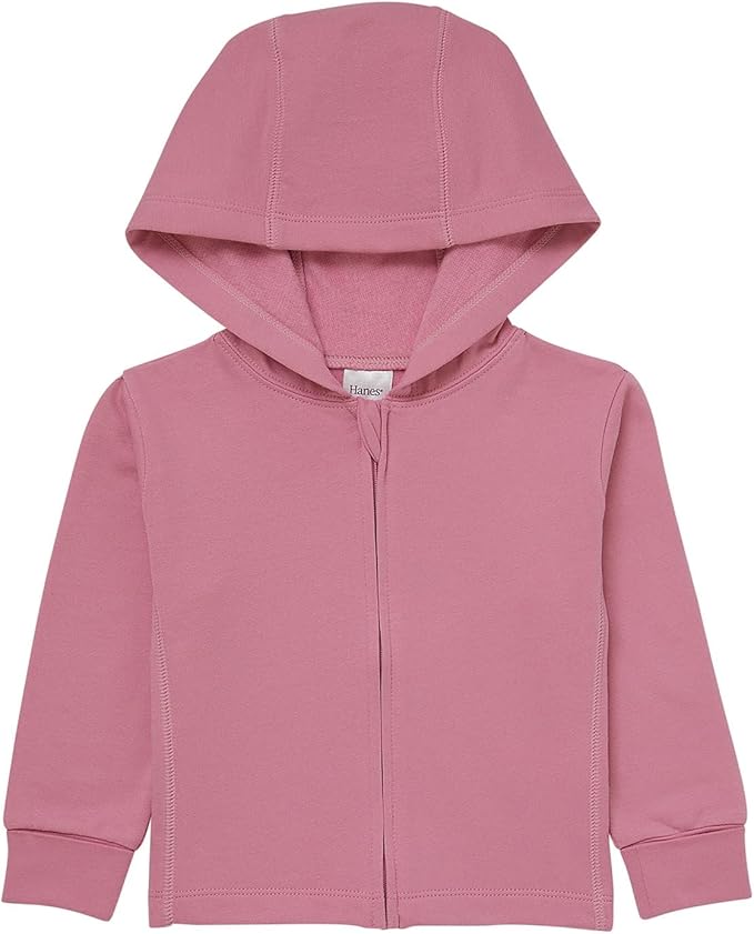 Hanes Baby Pure Comfort French Terry Hoodie, Infant Full-zip Hooded Jacket by Hanes