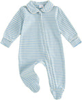 Seyurigaoka Newborn Baby Boy Girl Romper Long Sleeve Zipper Jumpsuit by SEYURIGAOKA