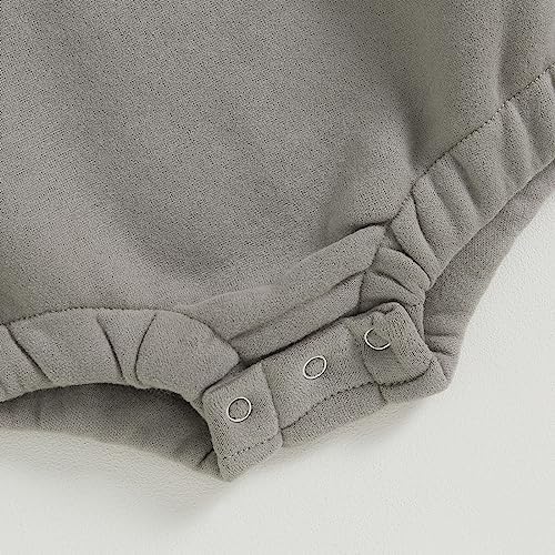 VISGOGO Newborn Infant Baby Boy Oversized Romper Sweater Bodysuits Coming Home - Image 7