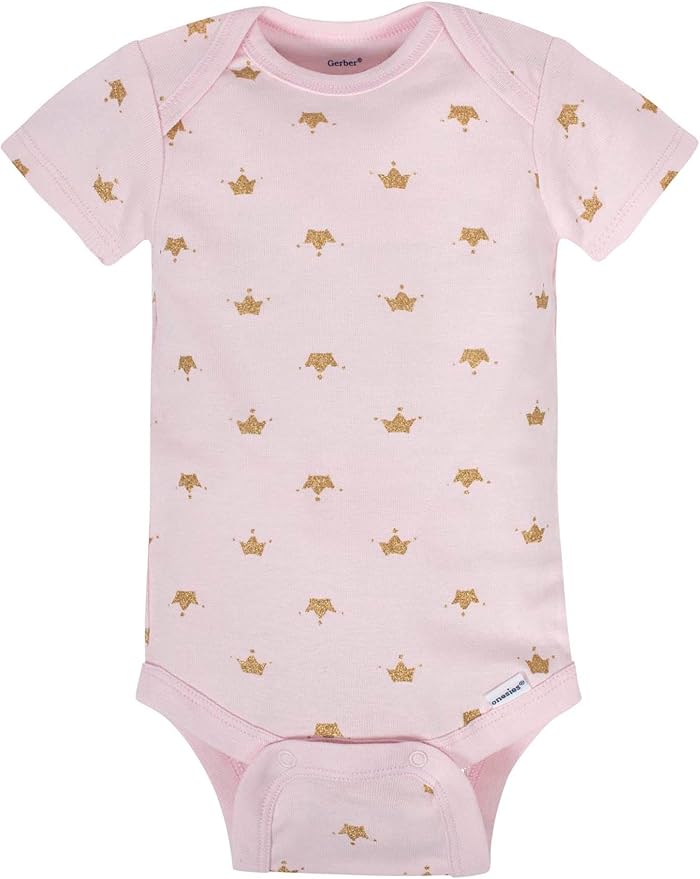 Gerber Baby Girls' 8-pack Short Sleeve Onesies Bodysuits - Image 3