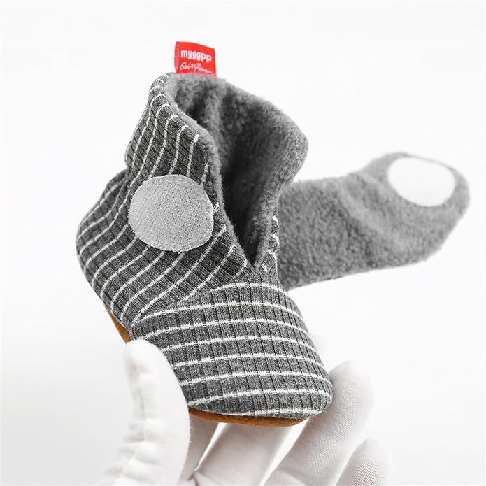 Baby Booties Cozy Fleece Slippers Soft Baby Shoes - Image 6