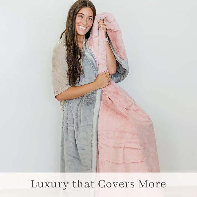 Saranoni Oversized Luxury Blanket | Breathable Super Soft, Plush Comfy Blankets - Image 4