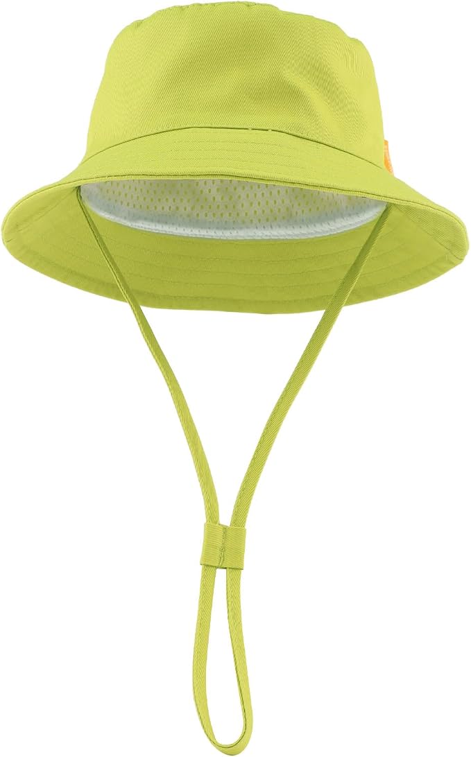 JANGANNSA Cotton Baby Sun Hat Infant Toddler Boys Girls Bucket Hats Summer Sun - Image 2