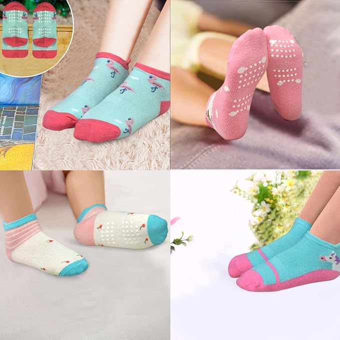 Tphon Non Slip Kids Toddler Socks - Image 5