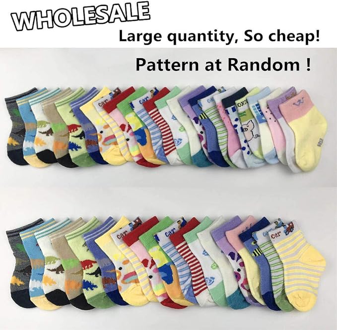 WAFUNNE 20 Pairs Baby Socks Wholesale - Image 4