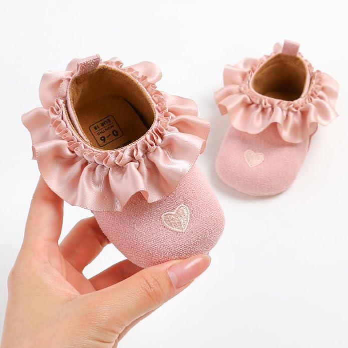 Ohwawadi Infant Baby Boys Girls Slippers Cozy Fleece Booties Soft Bottom Warm - Image 6