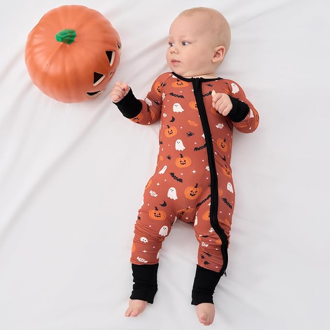 pureborn Baby Sleeper Viscose from Bamboo Zipper Footies Pjs 0-24 Months | - Image 2