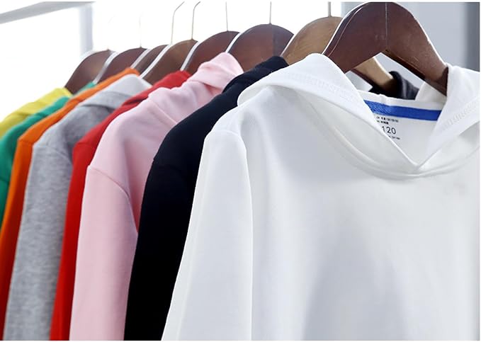 Baby Kids Boy Girl Solid Casual Pocket Hoodie Sweatershirt Long Sleeve Pullover - Image 6