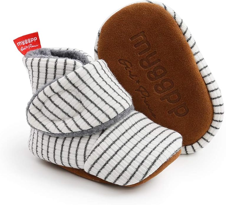 Ohwawadi Infant Baby Slippers Girls Boys Booties Warm Baby Socks Shoes Newborn - Image 7