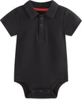 Baby Girl Collared Onsie Polo Bodysuit Boy Cotton Romper Short Sleeve 0~24M by Unknown