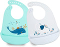 Baby Silicone Feeding Bibs by YINGJEE