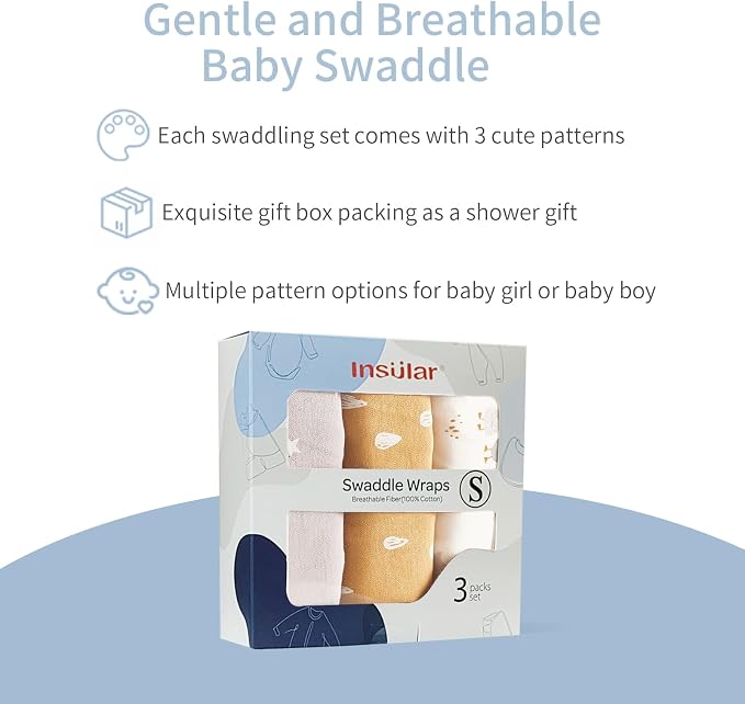 insular Baby Swaddle Wrap, Swaddle Blanket - Image 3