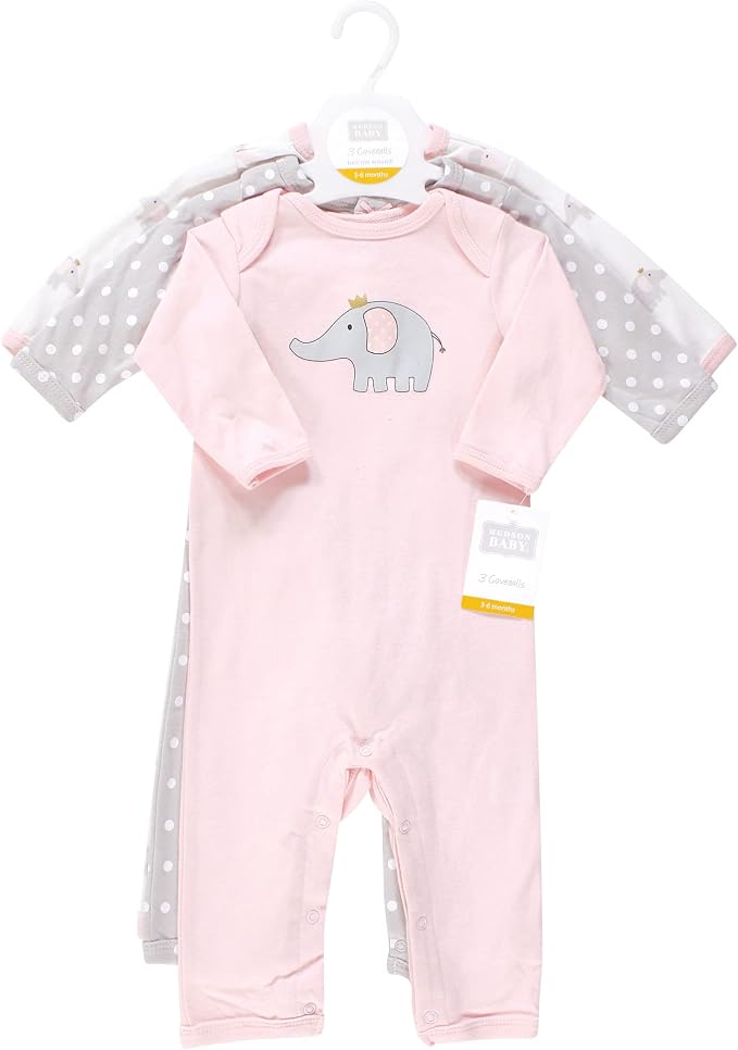 Hudson Baby unisex-child Cotton Coveralls - Image 2