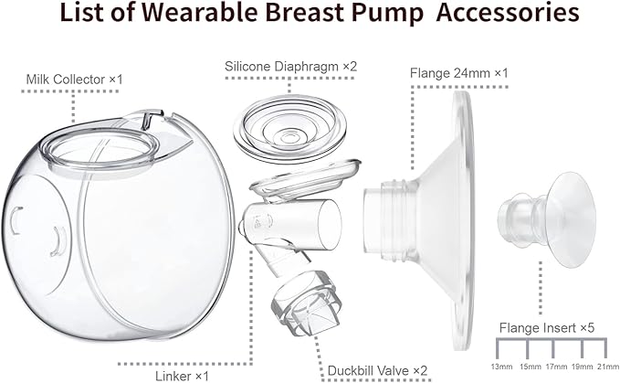 Wearable Breast Pump Linker Compatible with TSRETE/kmaier/eulumap/Momcozy S9/S12 Replacement Pump Parts,Breastpump Accesories
