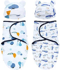 Dizila 2 Sets Adjustable Soft Cotton Blend Newborn Infant Baby Girl Boy by Dizila