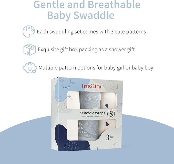 insular Baby Swaddle Wrap, Swaddle Blanket - Image 3
