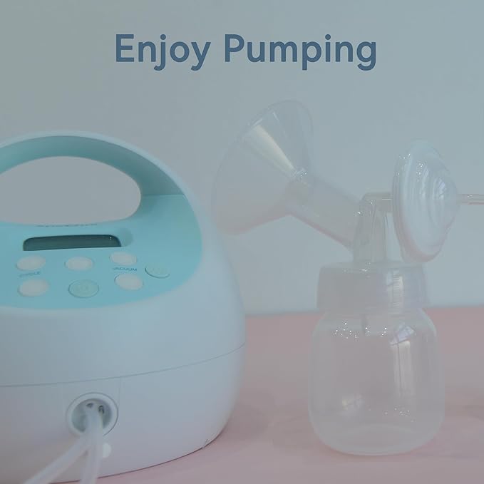 19 mm Flange Set Compatible with Spectra/Motif Luna Wide-Mouth Bottles, Breast Pump Parts Includes Breast Shield Tubing Valve Backflow Protector, Not Original Spectra Accessories