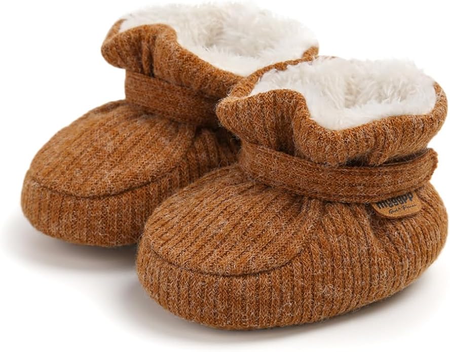 Ohwawadi Infant Baby Slippers Girls Boys Booties Warm Baby Socks Shoes Newborn - Image 8