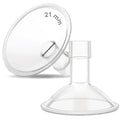 Maymom MyFit Crater Series 21mm Two-Piece Design Small Breastshield Compatible with Medela Breast Pump Parts; Replace Shields; Fit Flex Connector; 2pc