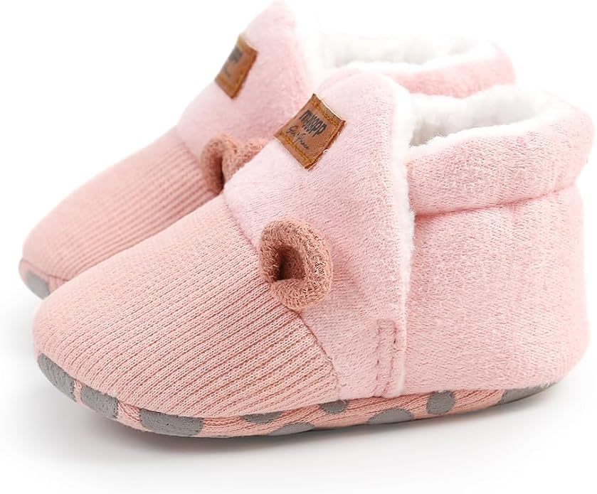 Baby Booties Cozy Fleece Slippers Soft Baby Shoes - Image 8