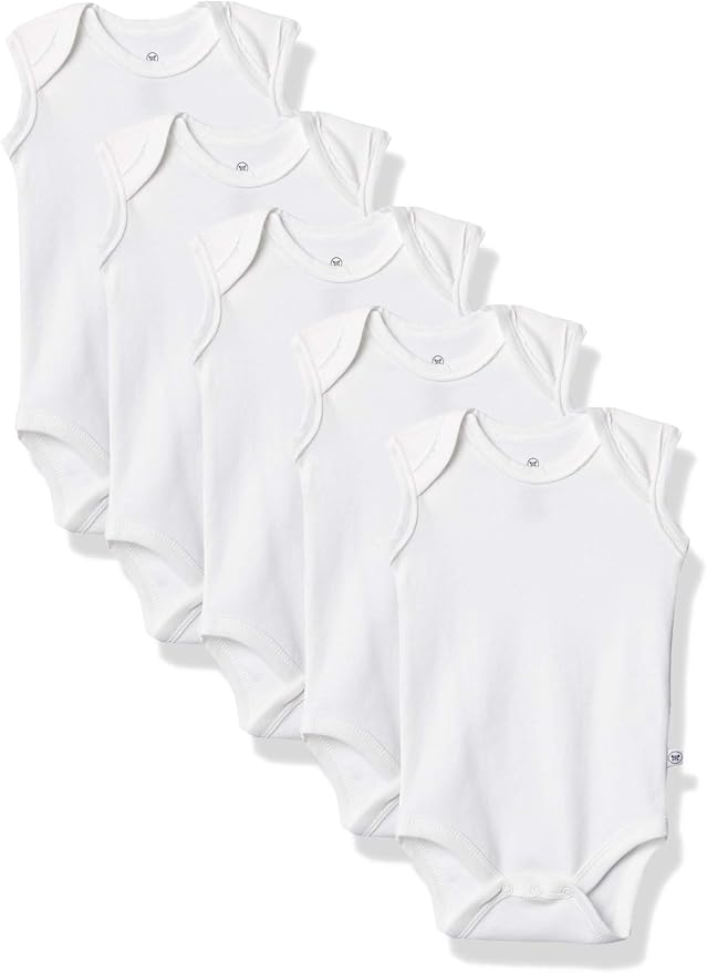 HonestBaby baby-boys Sleeveless Bodysuits One-piece 100% Organic Cotton by HonestBaby