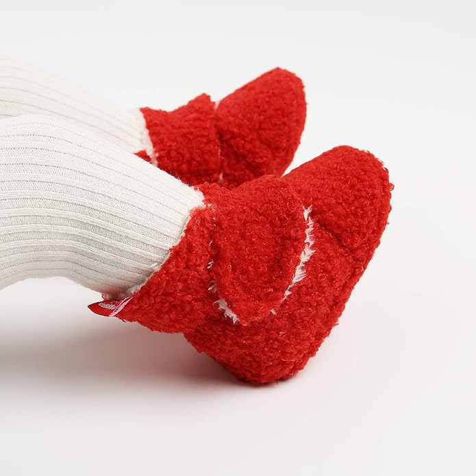 Ohwawadi Infant Baby Slippers Girls Boys Booties Warm Baby Socks Shoes Newborn - Image 4